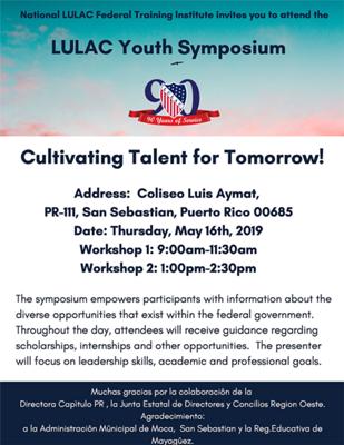 LULAC Youth Symposium San Sebastian PR