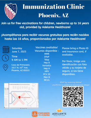 Free Immunization Clinic for Children