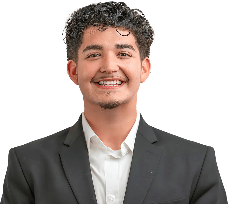 Smiling young man