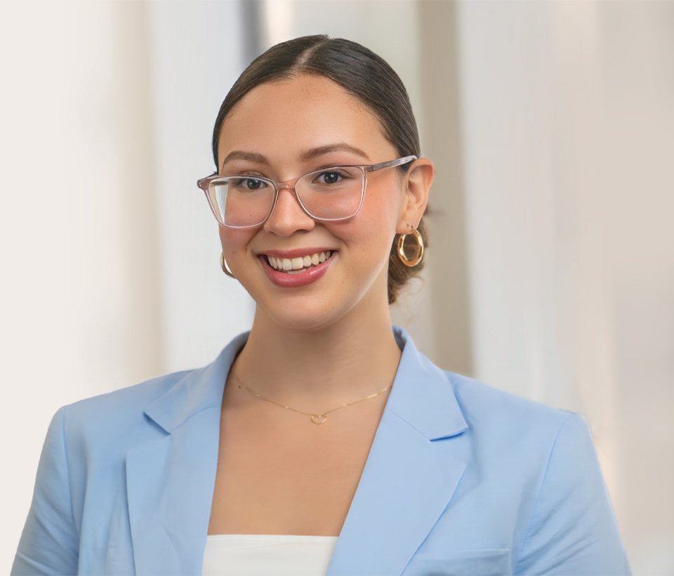 Young woman in business attire