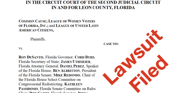 Voting Rights Groups Sue to Stop Florida Congressional Map